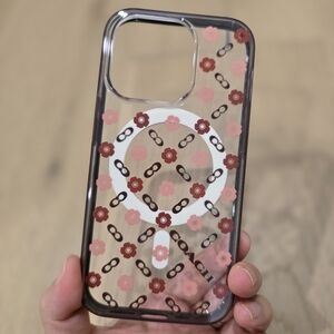 Coach iPhone 14 Pro Case, with MagSafe - Tea Rose